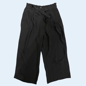 Zara Black Elastic Waist Pants